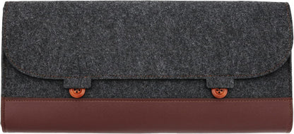KPREPUBLIC PU Felt Keyboard Carrying case Bag for planck 40% 60% 80% 100% gh60 xd64 tada68 87 tkl 104 Ansi bm60 bm65 bm68 Poker (PU Felt Bag for 40% x1)
