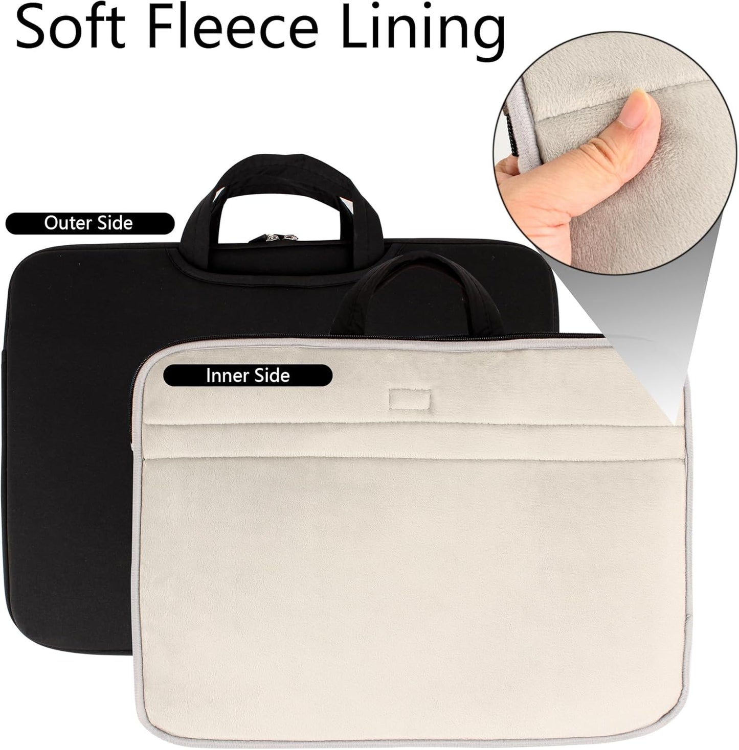 A3 Light Pad Carrying Bag for Diamond Painting,Diamond Painting Light Pad Bag,Laptop Tote Bag,Tracing Light Board Carrying Bag,Padded Fleece Liner Protective Case for A3 Light Pad