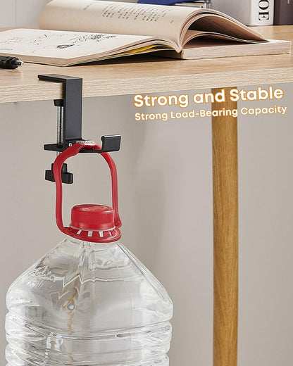 JAKO Headphone Stand for Desk, Aluminum Alloy Foldable Headphone Holder - Headset Stand Hook Mount, PC Gaming Headset Holder Under Desk Clamp for Office, Computer, Student Class Table, Handmade Table