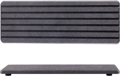 NiuYichee 2 PCS Water Absorbent diatomite Coasters, 8.3" x 4" Water Absorbing Stone Tray for Sink, Stone Drying mat for Kitchen Counter, Stone soap Tray Used for Hand Soaps & toiletries & Plants