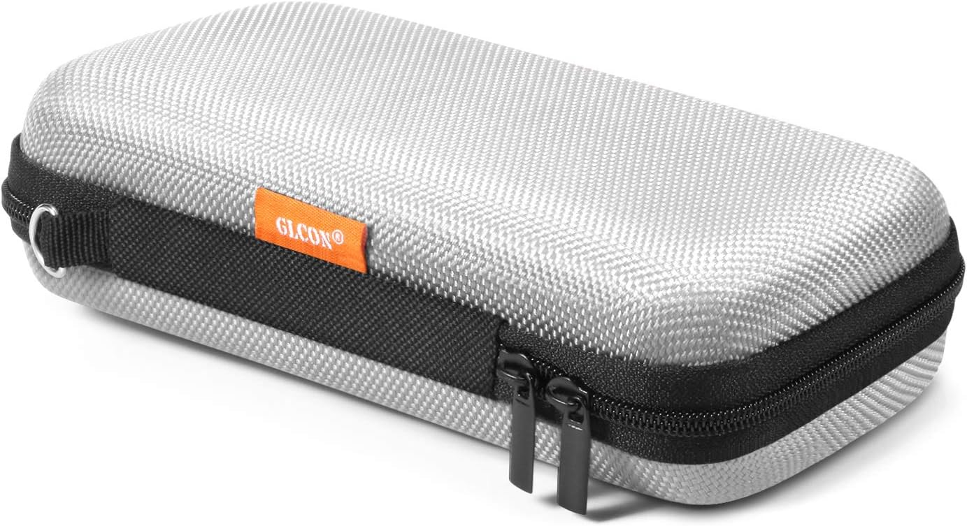 Portable Protection Hard EVA Case for External Battery, Cell Phone, GPS, Hard Drive, USB/Charging Cable, Small Carrying Bag Mesh Inner Pocket, Zipper Enclosure, Universal Travel Pouch Bag