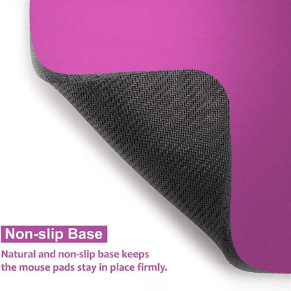 Audimi Small Mouse Pad 6 x 8 Inch, Mini Mouse Pad Thick for Laptop Wireless Mouse Home Office Travel, Portable & Washable (Black)