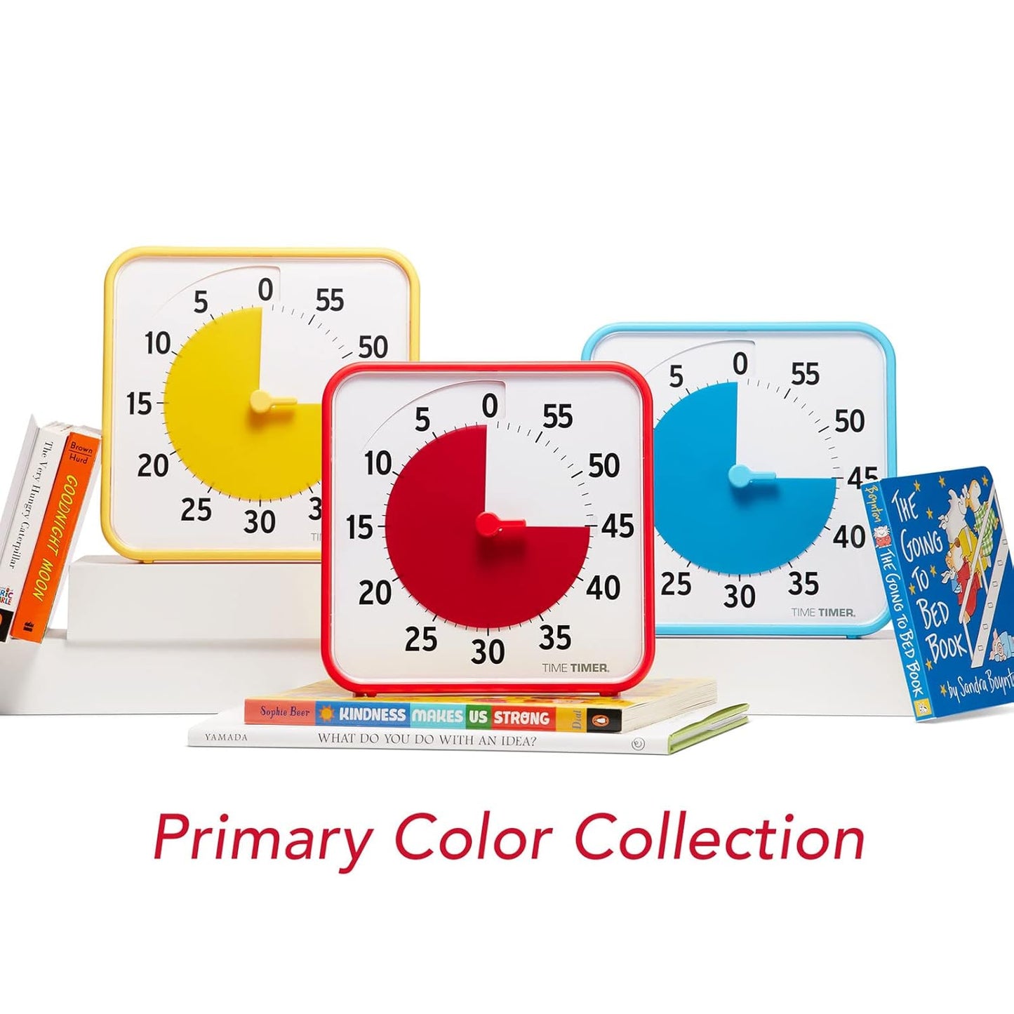 Time Timer 8 Inch Learning Center Classroom Set — 60 Minute Visual Timer for Kids with Dry Erase Activity Cards for Kids Classroom, Learning Centers and Teachers Desk Clock, Secondary (3-Pack)