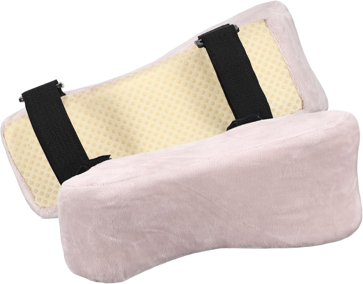 PATIKIL Office Chair Arm Pads, 1 Pair Office Chair Arm Cover Soft Office Chair Armrest Pads Elastic Memory Foam Cotton Removable Washable for Desk Computer Gaming, 25x10x7cm, Brown