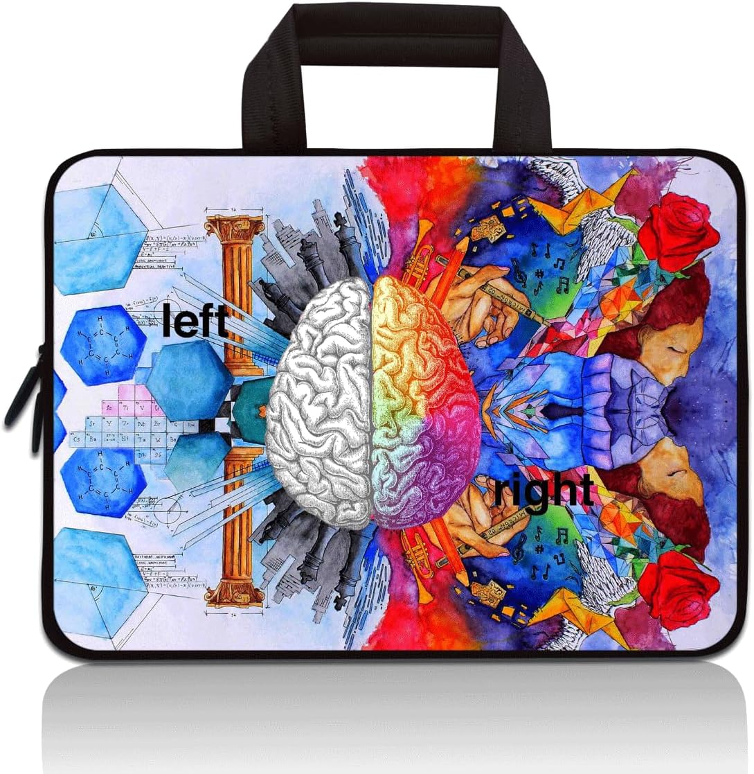 Universal 7~9 inch Kids Tablet Portable Neoprene Zipper Carrying Sleeve Case Bag Fits 7" 8" 8.5" 8.9" 9" iPad Mini 5 4 3 2 1, Galaxy Tab A 8.0 (Rocket)