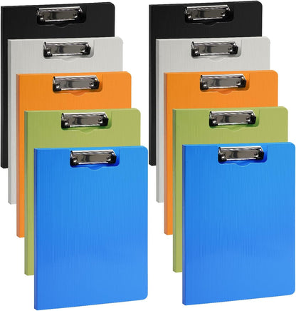 Clipboard Folder, A4 Foldable Clipboards with Pocket, File Cover Office Folder Clipboard, 360 Degree Foldable Storage Clipboards for Office, School or Medical Field, Green