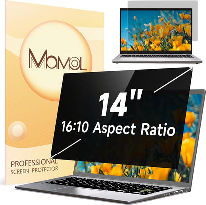 Mamol 34 Inch Curved Computer Privacy Screen Filter for 21:9 Aspect Ratio Widescreen Monitor - Anti Glare Blue Light Filter, Removable Computer Monitor Privacy Shield, Anti-Scratch Screen Protector