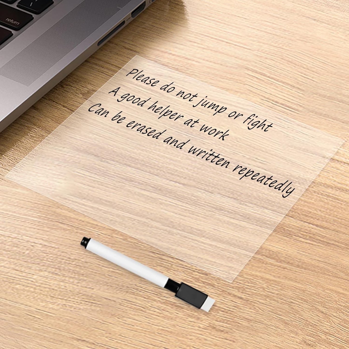 Dry Erase Board Sticker- Whiteboard Stickers-8.27''x11.69'' Removable Dry Erase Sheets- Fridge Dry Erase Paper for Wall/Desk/Refrigerator/Door/Locker/Home/Office/Classroom (White-2Pcs)
