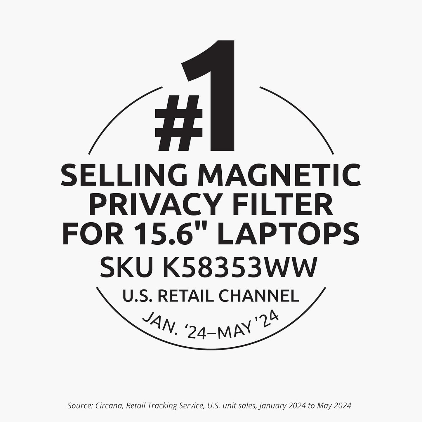 Kensington MagPro™ Magnetic Laptop Privacy Screen 14 inch, Removable 16:9 Laptop Privacy Filter, Anti-Glare, Blue Ray Reduction, Dell Latitude 5420, HP Elitebook 840 G6-G8, Lenovo, Asus (K58352WW)