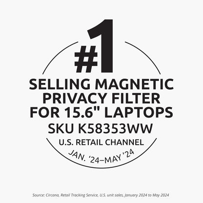 Kensington MagPro™ Magnetic Laptop Privacy Screen 14 inch, Removable 16:9 Laptop Privacy Filter, Anti-Glare, Blue Ray Reduction, Dell Latitude 5420, HP Elitebook 840 G6-G8, Lenovo, Asus (K58352WW)
