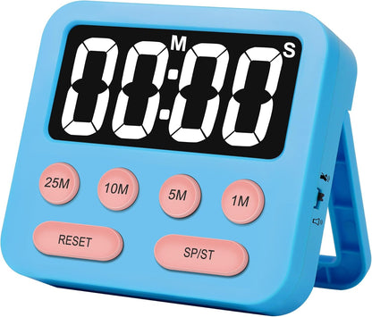 Pomodoro Timer for Kids, Productivity Timer with Loud Alarm, Digital Timers for Classroom, Suitable for ADHD Study Kitchen Work 1Pcs-Green