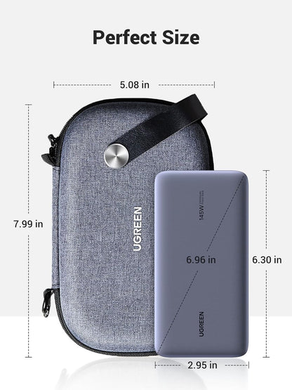 UGREEN Electronic Organizer Travel Case Pouch Bag Accessories Portable Waterproof Storage Bag Travel Essentials with Cable USB Flash Drive Charger External Battery Memory Card