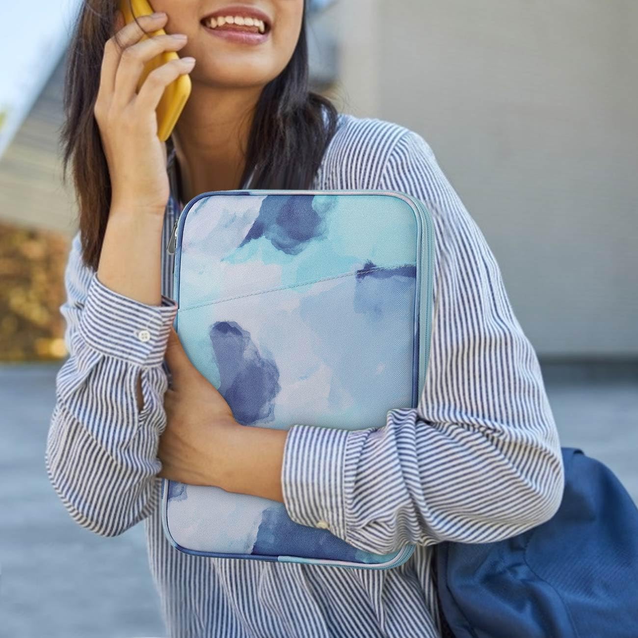 Dadanism 9-11" Tablet Sleeve Bag Carrying Case for iPad (A16) 11th Gen 11", iPad 10th Gen 10.9" Air 5/4, iPad Air M4/Pro 11", iPad 9/8/7th, Galaxy Tab A11+ Plus 11", Remarkable 2 10.3", Black
