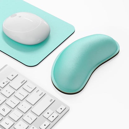 Dapesuom Enlarge Keyboard Wrist Rest, Memory Foam Keyboard Wrist Cushion for Computer Desk Mats Support, Pain Relief Ergonomic Mouse Pad Rests with Non-Slip Base for Gaming, Laptop, Radiant Orchid