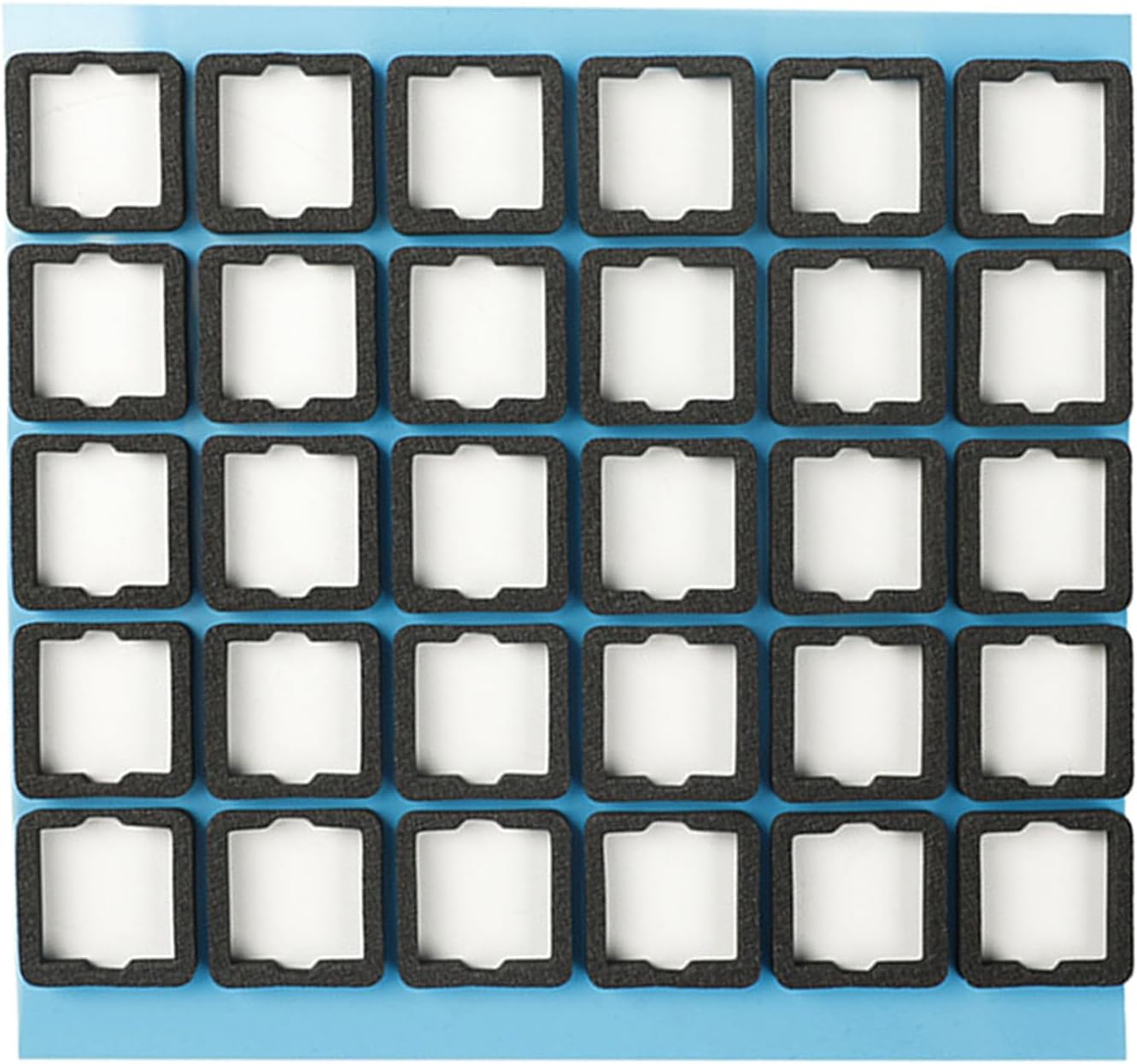 120Pcs Silencers Pad Silencers Foam Sound Dampeners Sheet for Mechanical Keyboard Switches Pad Silencers Pad Bottom Cotton Mechanical Keyboard
