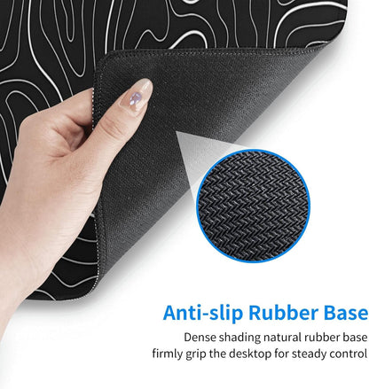 Japanese Mouse Pad, Large Japanese Desk Mat, XL Anime Gaming Keyboard Mat, Non-Slip Rubber Base, Big Extended Desk Protector for Home Office, 31.5”x11.8”