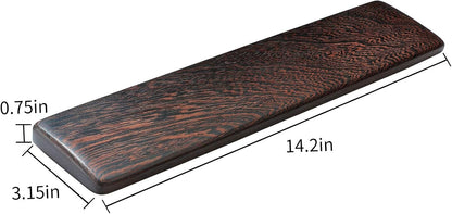 Wooden Keyboard Wrist Rest, Keyboard Wooden Palm Rest，Keyboard Wrist Rest Pad, Solid Wood Mouse Pad Wrist Guard, Ash Wood Wrist Rest, Wrist Pad for Keyboard, (Fraxinus Excelsior,11.8in)