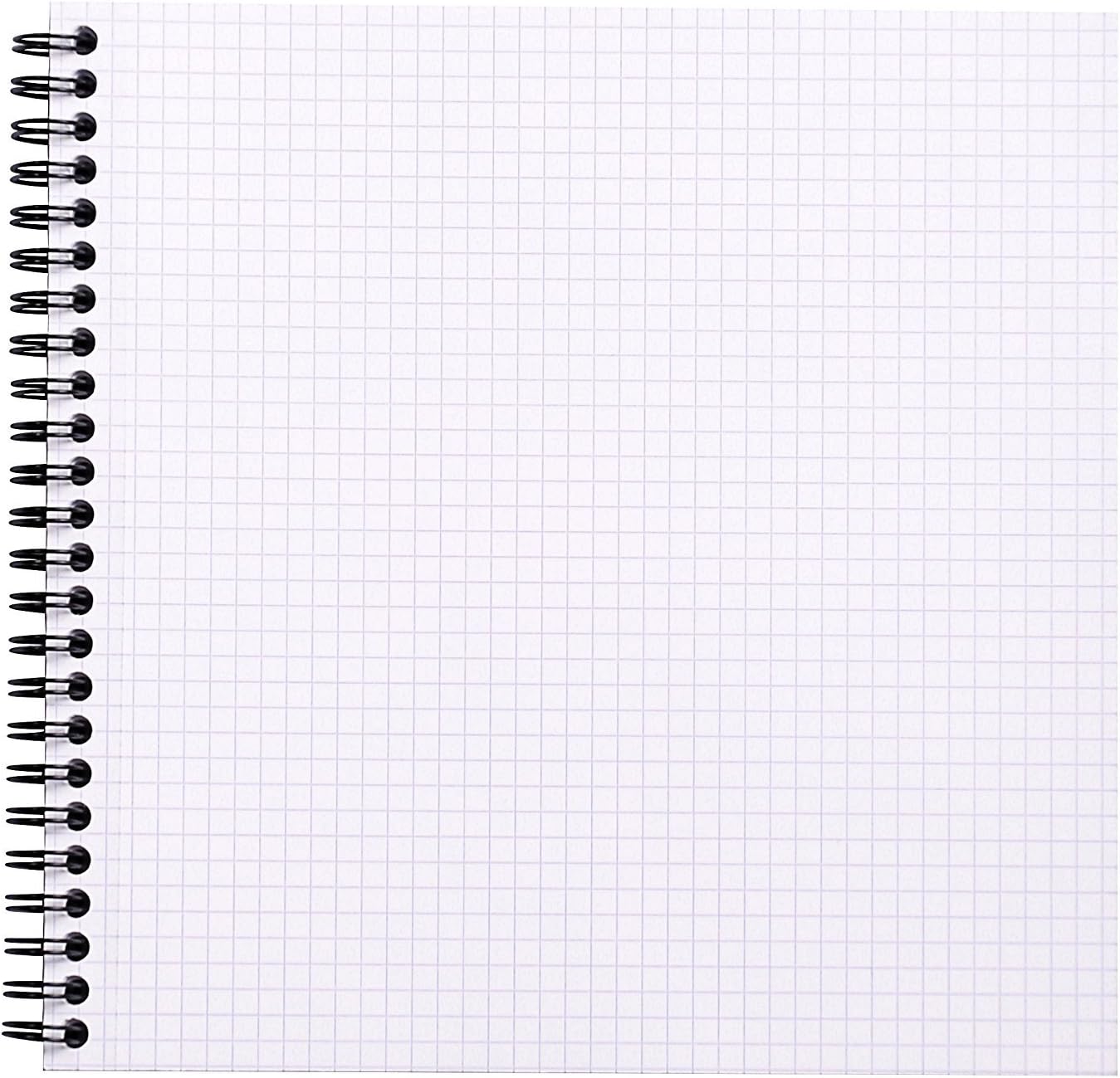Rhodia Reverse Book & Dot Book - Dot Grid 80 sheets - 8 1/4 x 8 1/4 - Black Cover