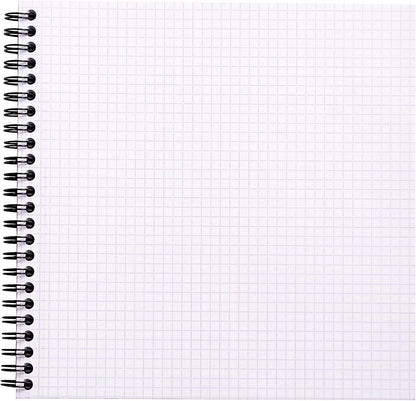 Rhodia Reverse Book & Dot Book - Dot Grid 80 sheets - 8 1/4 x 8 1/4 - Black Cover