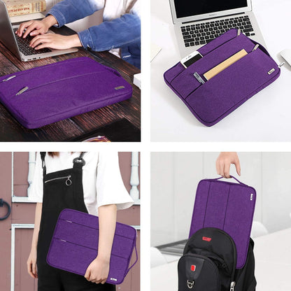 Voova 15.6 16 Inch Laptop Sleeve Case Compatible with MacBook Pro 16 M1/M2/M3/M4 Max 2019-2025, 15.6-16” Hp Lenovo Acer Asus, Waterproof Slim Computer Bag Cover with Handle, Grey