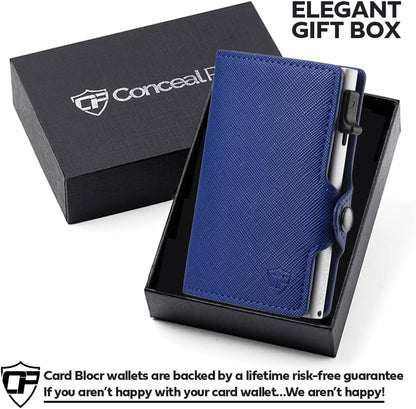 Conceal Plus Wallet Finder Slim Tracker, 5-Year Battery Life - Never Needs Charging, Track Wallet, Backpack, Luggage and More, Works with Apple Find My iOS Only (Android Not Supported)