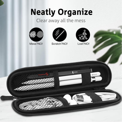 Fintie Pen Holder Case for Apple Pencil Pro, Apple Pencil (USB-C / 1st / 2nd Generation), Soft Neoprene Zipper Carrying Bag Sleeve Pouch for Samsung Stylus, Surface Pen