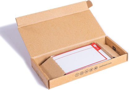 PATboard Scrum Board and Kanban Board - 16 Task Cards Medium - with nanocups® for Glass - Blue