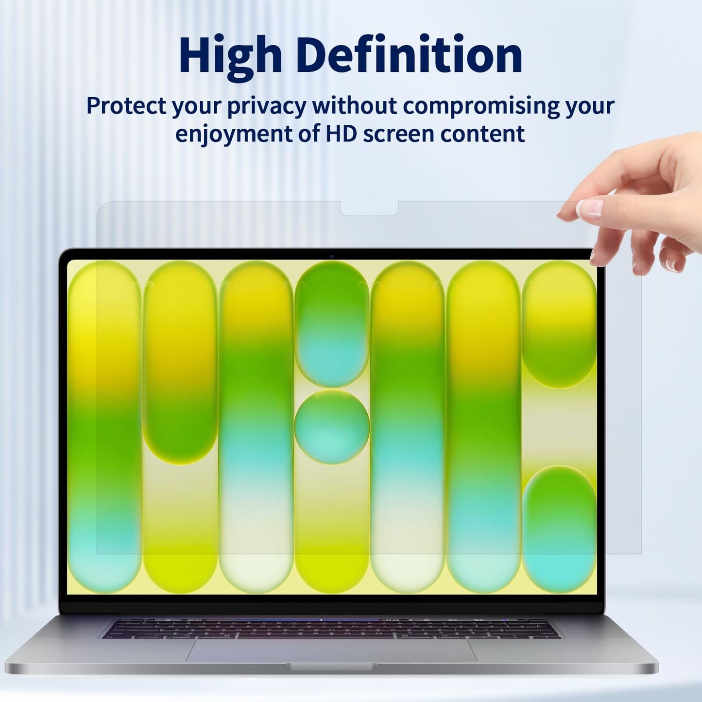 2 Pack Laptop Privacy Screen 15.6 Inch (1920x1080) Display, Anti Blue Light Glare Anti Scratch Computer Privacy Shield for 15.6" 16:9 Hp Lenovo Dell Acer Asus Samsung Portable Monitor