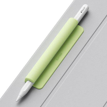 ELETIUO Silicone Pencil Holder Sleeve,Compatible with Apple Pencil (USB-C),Apple Pencil 1st/ 2nd Generation,Strong Adhesive Sticky Attached to iPad Case for Stylus Pens,Black