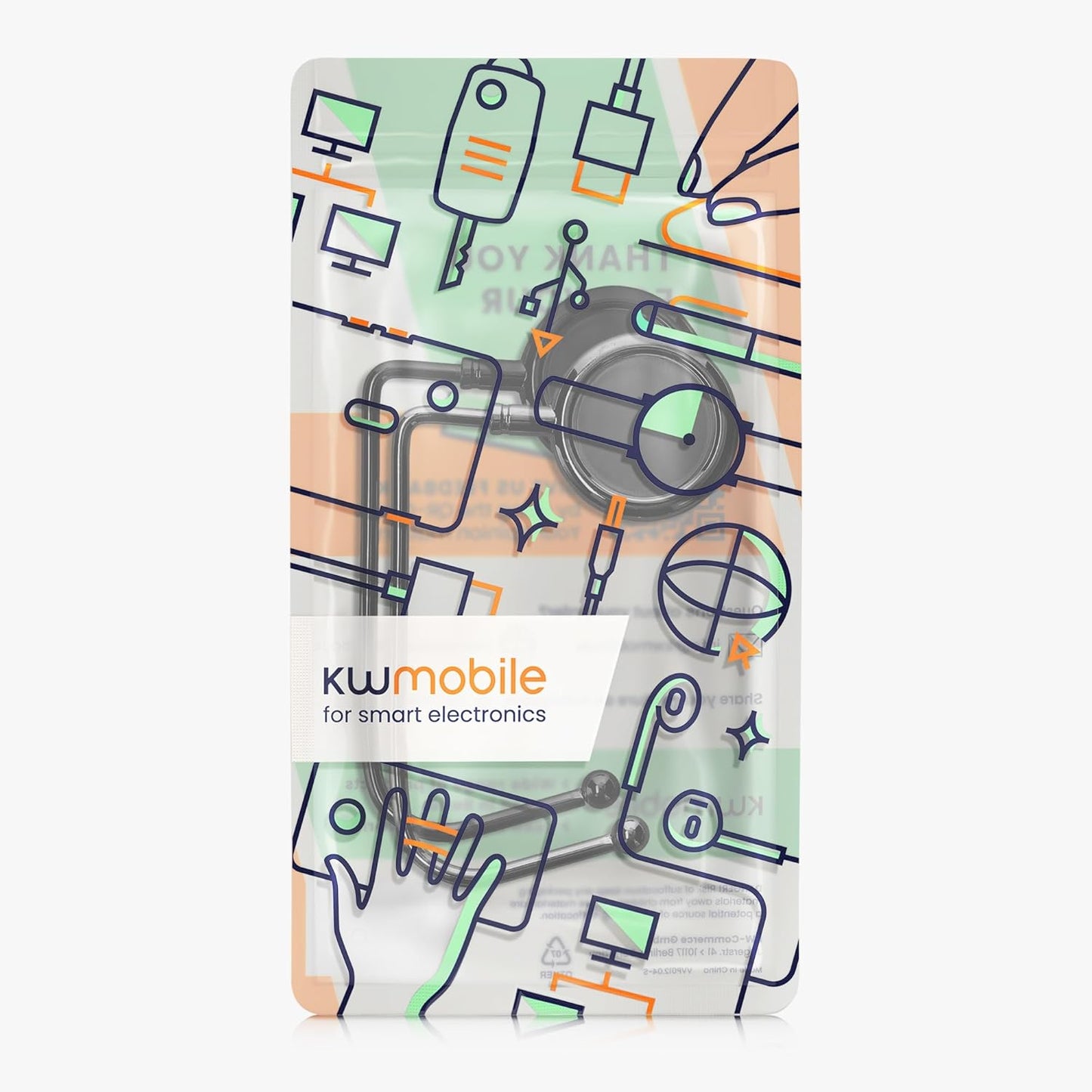 kwmobile Purse Hook for Table - Set of 2 Purse Holder - Handbag Hanger - Portable Bag Holder - Bag Hooks for Desk - Table Hook Gold