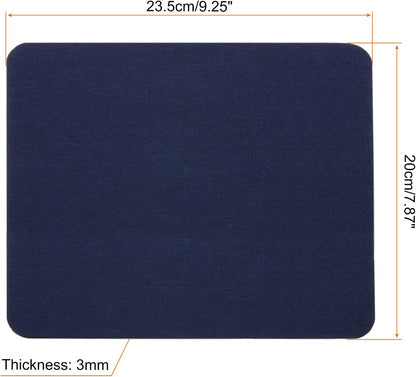 PATIKIL 9"x8" Mouse Pad, Felt Dual Side Soft Desk Pad Writing Mat for Office Home, Light Gray