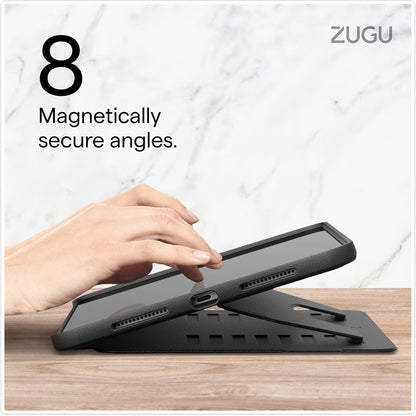 ZUGU CASE for iPad A16 11th Generation 11 Inch (2025), 10th Gen 10.9 Inch (2022) Magnetic Stand & Sleep/Wake Cover, Model #s A3354, A3355, A3356, A2696, A2757, A2777, Stealth Black