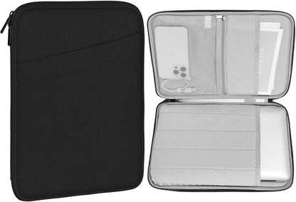 MoKo 9-11 Inch Tablet Sleeve Case, Fits New 11inch iPad Air M4/Pro M5, iPad A16 11", i-Pad 10/9/8/7th/Air 5/4th 10.9"/10.2", Tab S9/S8 11", Protective Bag Carrying Case with Pocket, Dark Gray