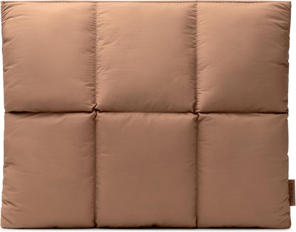Comfyable Puffy Laptop Sleeve 13 Inch 14 Inch, Quilted Puffer Laptop Carrying Case for Women, Pillow Case Compatible with MacBook Air/Pro M5 M4 M3 M2 Pro/Max 2026, 13" MacBook Neo A18, Rice | Puffy