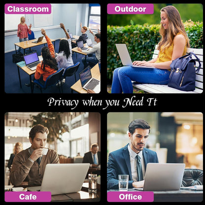 PYS Magnetic Laptop Privacy Screen Filter 15.6 Inch 16:9 - Detachable Computer Screen Privacy Shield, Anti-Glare Blue Light, Removable 15.6" Screen Protector for Lenovo, HP, Dell, Acer, ASUS