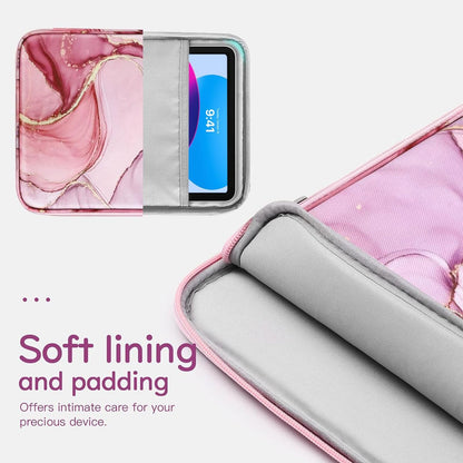 Dadanism 9-11" Tablet Sleeve Bag Carrying Case for iPad (A16) 11th Gen 11", iPad 10th Gen 10.9" Air 5/4, iPad Air M4/Pro 11", iPad 9/8/7th, Galaxy Tab A11+ Plus 11", Remarkable 2 10.3", Black
