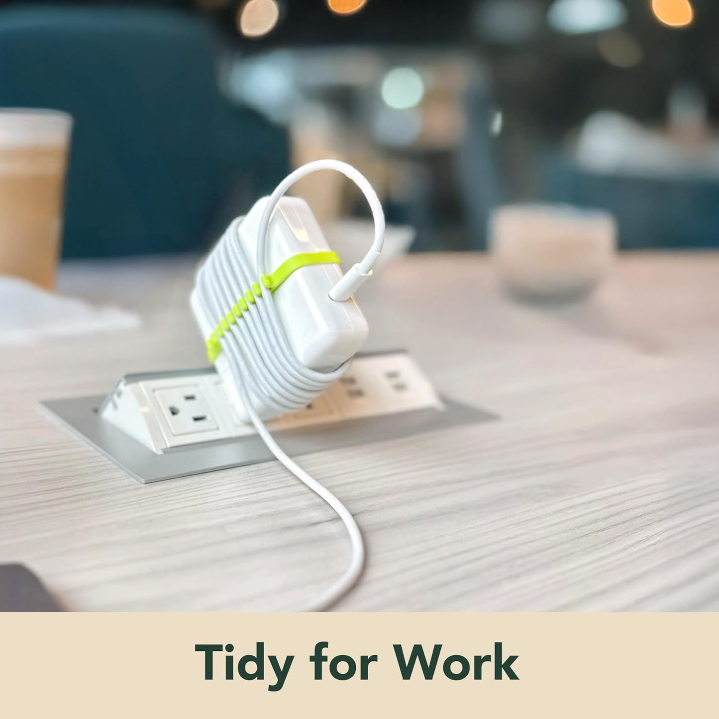[2-Pack] Most Compact MacBook Cable Organizer – Travel Cord Reel for 61/67/87/96/140W Apple Chargers | Slim Fit, Lightweight & Durable 3D Print with Recyclable Material