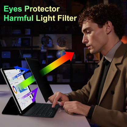Laptop Privacy Screen 14 Inch 16:9 Aspect Ratio, Laptop Screen Privacy Shield Compatible With Lenovo Hp Dell Acer Asus Thinkpad Envy Xps, Removable Anti Glare Blue Light Computer Filter Protector