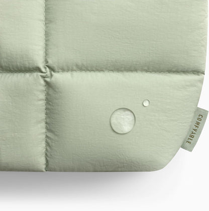 Comfyable Puffy Electronics Organizer Travel Case, Cute Tech Pouch for Women Men, Cable Storage Bag for Charger, Phone, Power Bank, Cord, Compact Tech Accessories Pouch, Rice