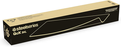 SteelSeries QcK Gaming Mouse Pad - XXL Cloth - Peak Tracking and Stability - Esports Mousepad - Never-Slip - Full Desk Coverage