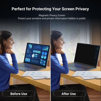 ZOEGAA Surface Laptop 7 Privacy Screen,Magnetic Removable Touchable Privacy Screen for Microsoft Surface Laptop 13.8 inch,Anti-Blue Light Anti-Scratch