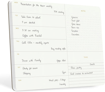 Pinesman - Elegant To Do List Notepad with Mouse Pad Feature, 11.22" x 7.87", 50 Tear-Off Sheets, Gold Foiled, Daily Planning, Eco-friendly To Do List Planner, FSC™ Certified To Do List Notebook for Work