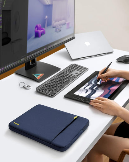tomtoc 360° Protective Tablet Sleeve for 2026 iPad Air 11-inch (M4/M3/M2), iPad Pro 11-inch (M5/M4/4th/3rd/2nd/1st Gen) with Magic Keyboard/Smart Keyboard Folio, 11" iPad Water-Resistant Tablet Case
