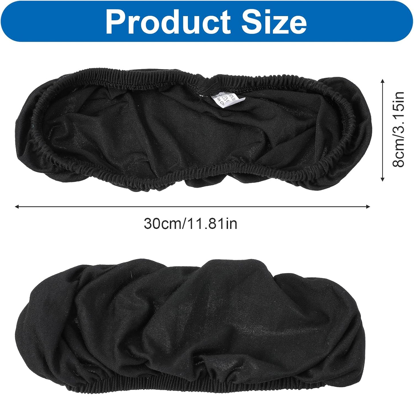 2PCS Office Chair Arm Covers Removable Office Chair Armrest Covers Protectors Arm Rest Cover for Computer Gaming Chairs Arms Pads, 30 X 8cm/11.81 X 3.15in
