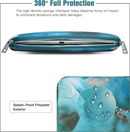 TiMOVO 9-11" Tablet Sleeve Bag for iPad 11-inch A16 2025, iPad 10.9"/10.2"| Air 11 Inch/5th/4th Gen. 10.9", Galaxy Tab A9+/A11Plus 11", Protective Bag Fit Smart Keyboard, Dusty Blue