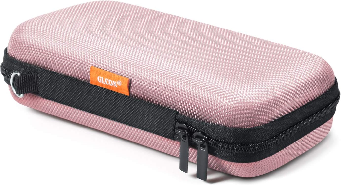 Portable Protection Hard EVA Case for External Battery, Cell Phone, GPS, Hard Drive, USB/Charging Cable, Small Carrying Bag Mesh Inner Pocket, Zipper Enclosure, Universal Travel Pouch Bag