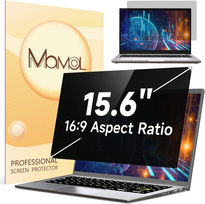 Mamol 34 Inch Curved Computer Privacy Screen Filter for 21:9 Aspect Ratio Widescreen Monitor - Anti Glare Blue Light Filter, Removable Computer Monitor Privacy Shield, Anti-Scratch Screen Protector