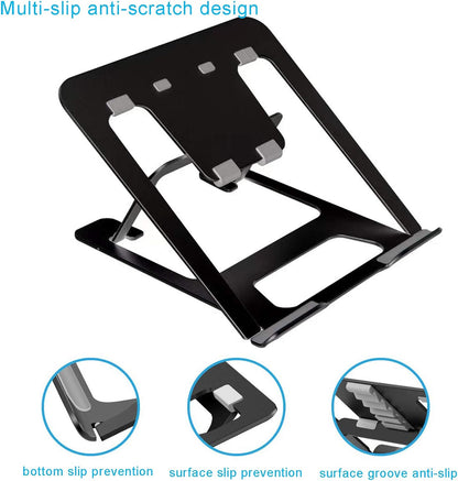 Adjustable Drawing Tablet Stand Drawing Pen Display Aluminum Ventilated Stand Holder for Wacom One, Cintiq 13/16, XP-Pen Artist 12/13.3/15.6 and Huion Kamvas 12/13/15.6