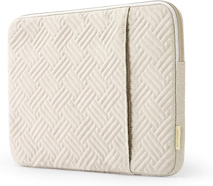BAGSMART Laptop Sleeve Bag Compatible with MacBook Air/Pro, 13-13.3 inch Notebook, Compatible with MacBook Pro 14 Inch, MacBook Air M2 Sleeve 13 Inch, Repellent Protective Case with Pocket, Pink