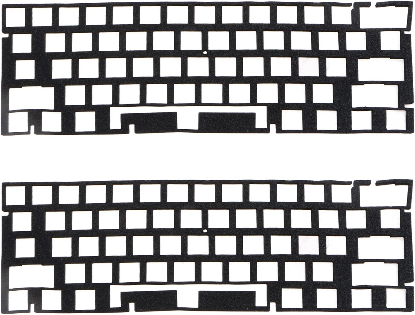 Switch Sound Dampeners Sheet Soft Landing Pads Foam Sponge Machenical Keyboard Pads (61 Layout 2Pieces) Pads